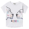 Kenzo Tiger Logo Tee Optic White