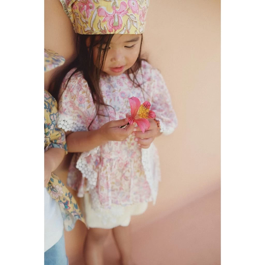 Louise Misha Ines Blouse Cream Padma Mudra 2 Louise Misha Ines Blouse Cream Padma Mudra - Image 2