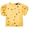 Silky Canary Top Yellow Stars
