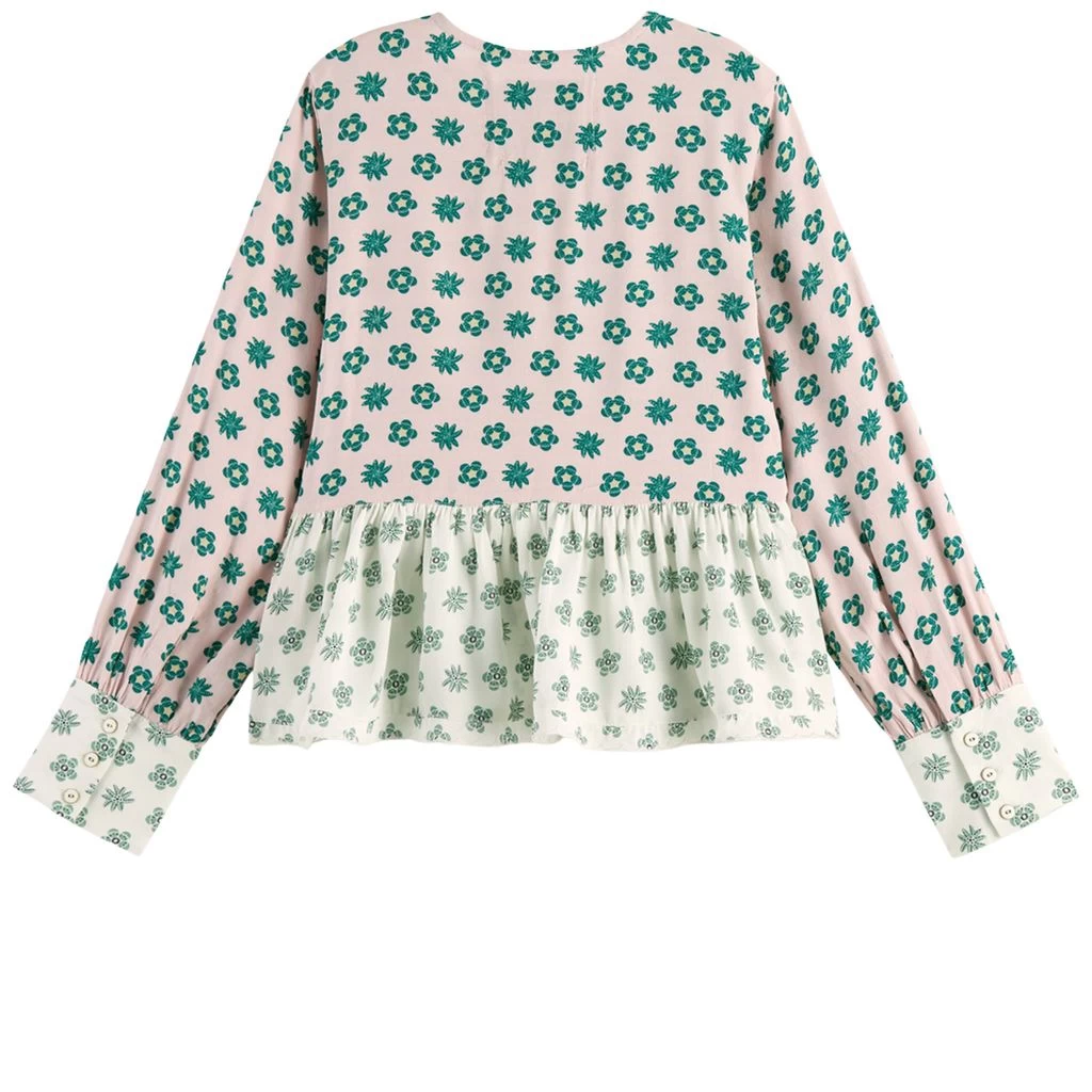 Scotch & Soda Floral Blouse Pink 2 Scotch & Soda Floral Blouse Pink - Image 2