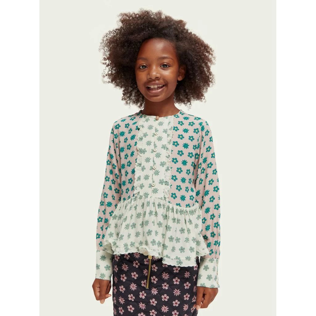 Scotch & Soda Floral Blouse Pink 5 Scotch & Soda Floral Blouse Pink - Image 5