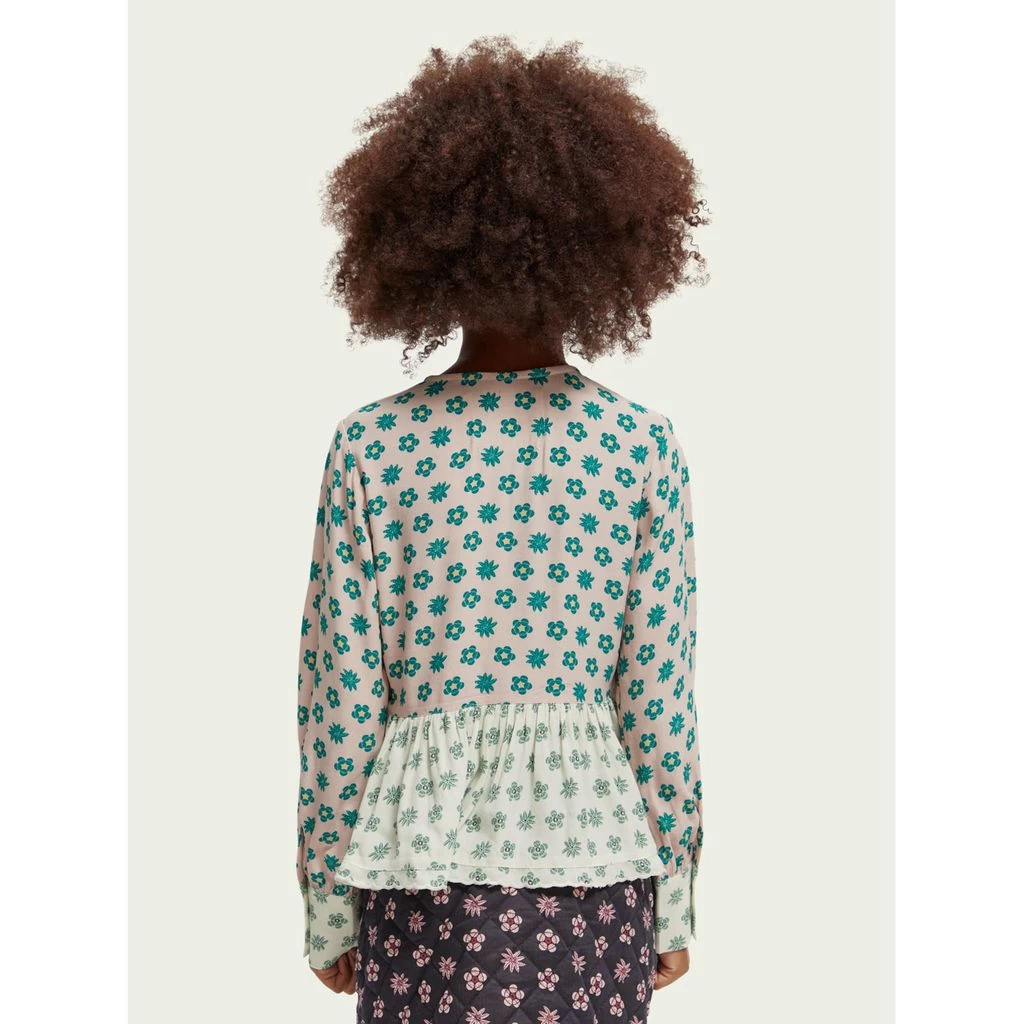 Scotch & Soda Floral Blouse Pink 6 Scotch & Soda Floral Blouse Pink - Image 6