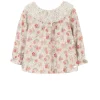 TARTINE ET CHOCOLAT Floral Blouse Vieux Rose