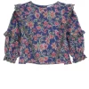 Louise Misha Tubi Blouse Blue Wild Flowers