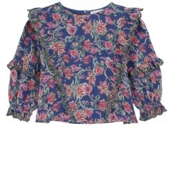 Louise Misha Tubi Blouse Blue Wild Flowers