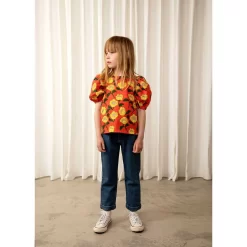 Mini Rodini Floral Top Orange -PETIT BATEAU Store 1024x1024 1104