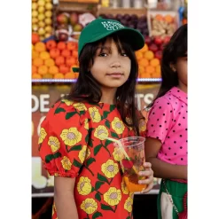 Mini Rodini Floral Top Orange -PETIT BATEAU Store 1024x1024 1105