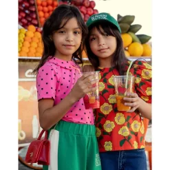 Mini Rodini Floral Top Orange -PETIT BATEAU Store 1024x1024 1106