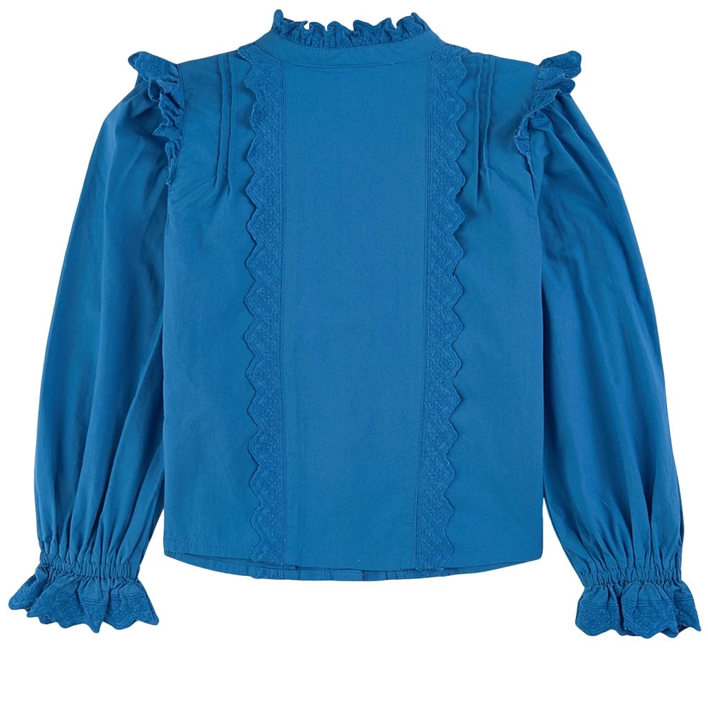 Scotch & Soda Blouse Blue 2 Scotch & Soda Blouse Blue - Image 2