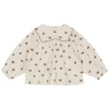 Carmen Heart Printed Blouse Cream