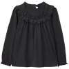 TARTINE ET CHOCOLAT Ruffled Blouse Black