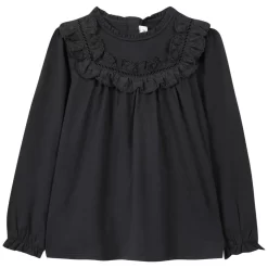 TARTINE ET CHOCOLAT Ruffled Blouse Black