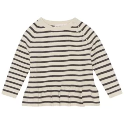 Flye Striped Sweater Cream