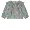 Louise Misha Iris Blouse Blue Rosa Damascena