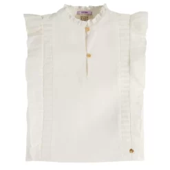 Scotch & Soda Ruffled Blouse Off-white