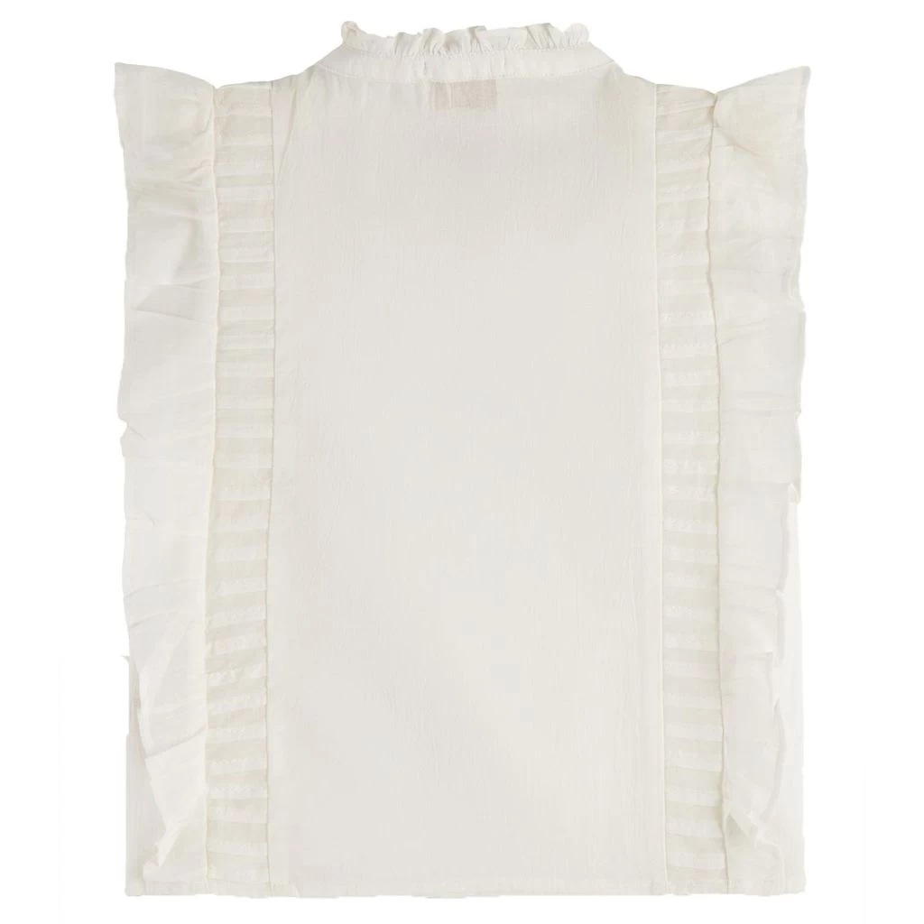 Scotch & Soda Ruffled Blouse Off-white 2 Scotch & Soda Ruffled Blouse Off-white - Image 2