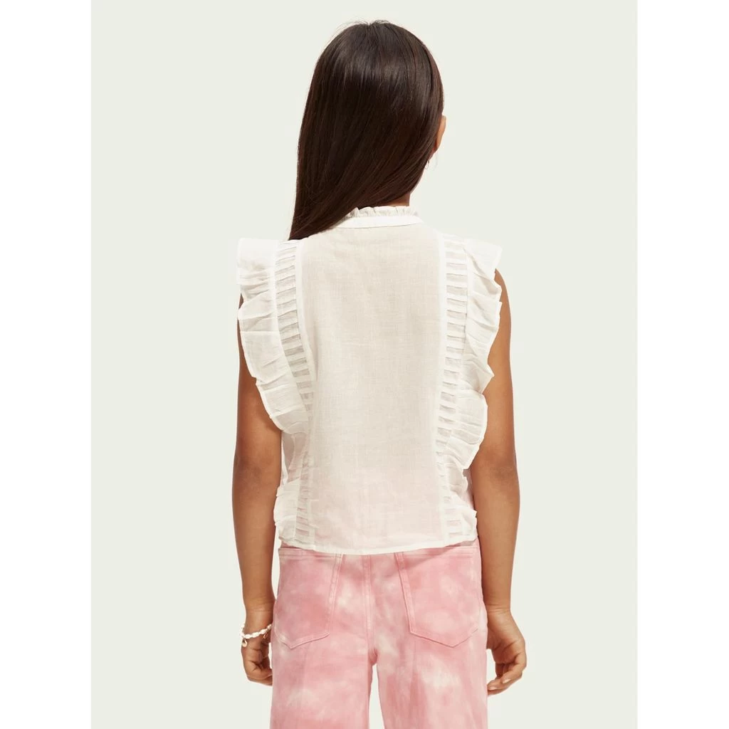 Scotch & Soda Ruffled Blouse Off-white 5 Scotch & Soda Ruffled Blouse Off-white - Image 5