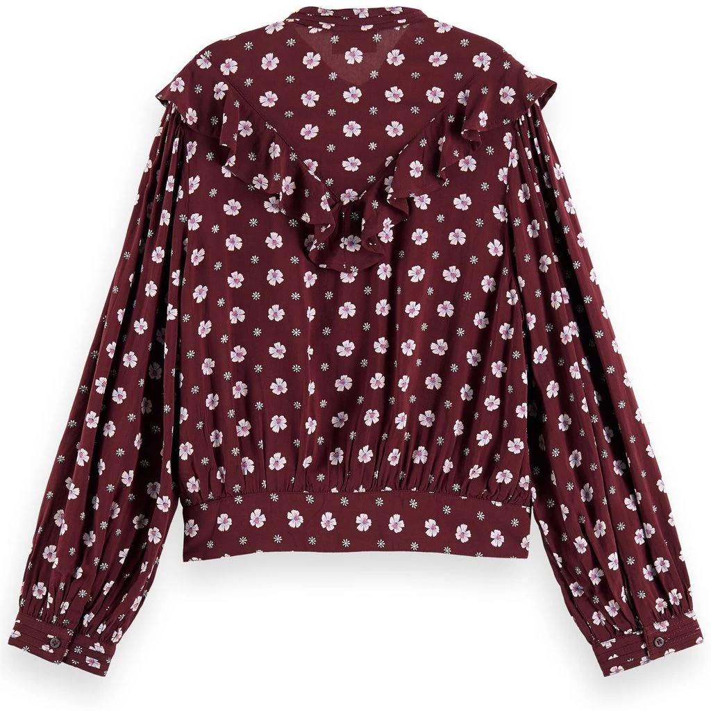 Scotch & Soda Floral Ruffled Shirt Combo P 3 Scotch & Soda Floral Ruffled Shirt Combo P - Image 3