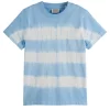 Scotch & Soda T-Shirt With Tie-dye Effect Blue