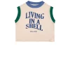 Bobo Choses Living In A Shell Tank Top Cream