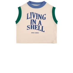Bobo Choses Living In A Shell Tank Top Cream