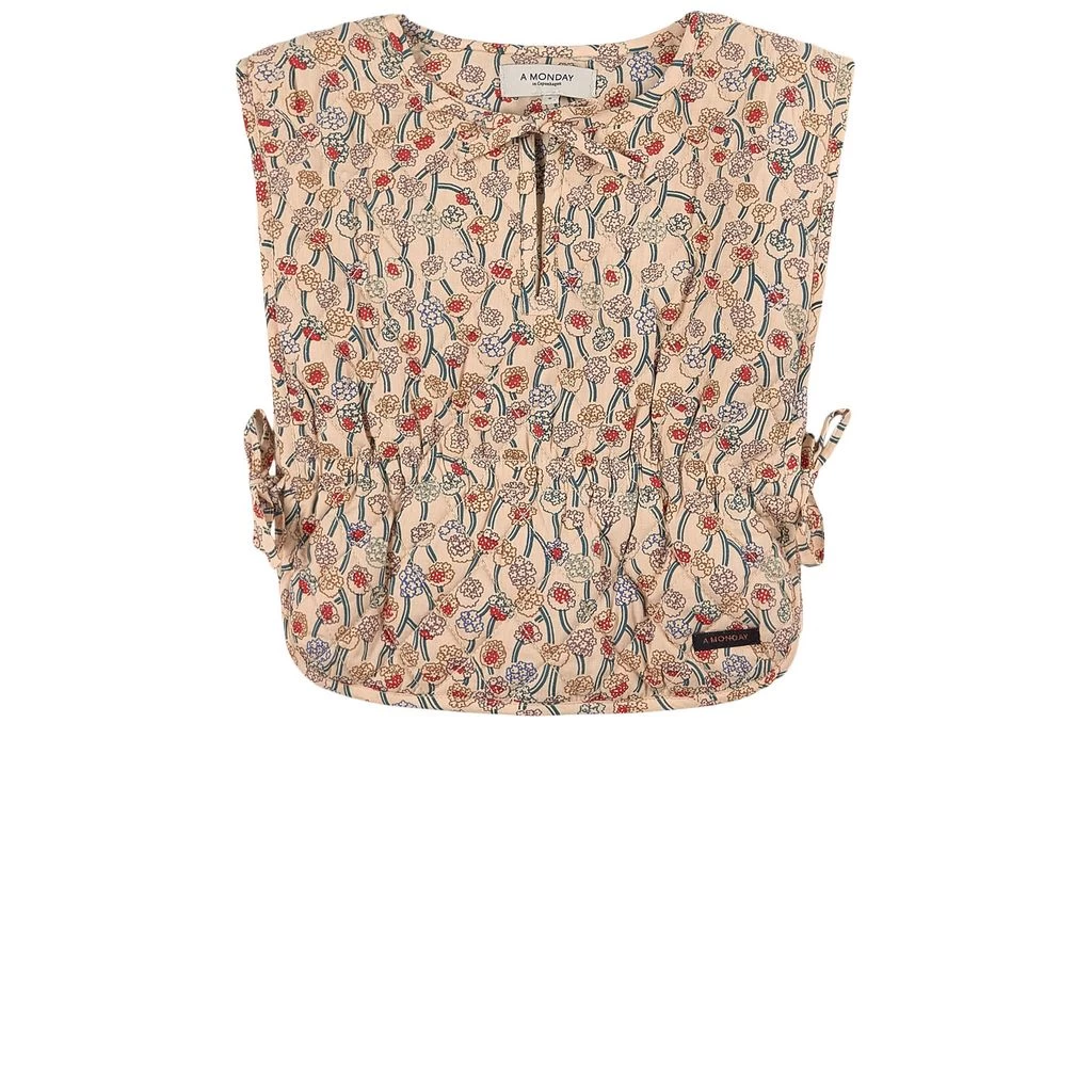 Amanda Vest Flower Print 1 Amanda Vest Flower Print