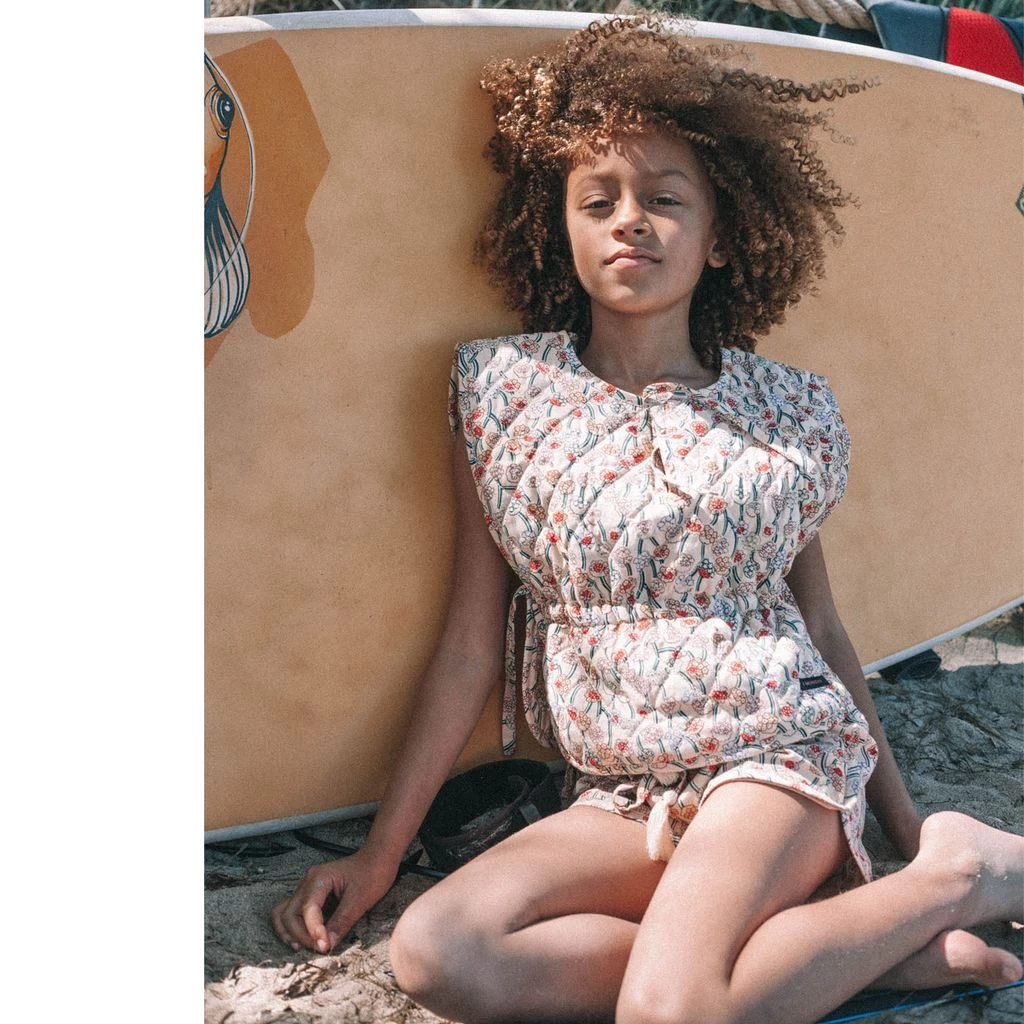 Amanda Vest Flower Print 4 Amanda Vest Flower Print - Image 4