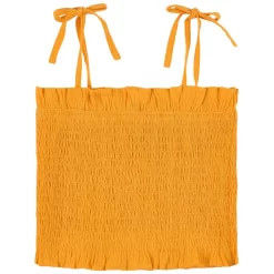 Polly Smocked Top Sun Yellow