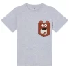 Stella McCartney Kids Graphic T-shirt Gray Melange