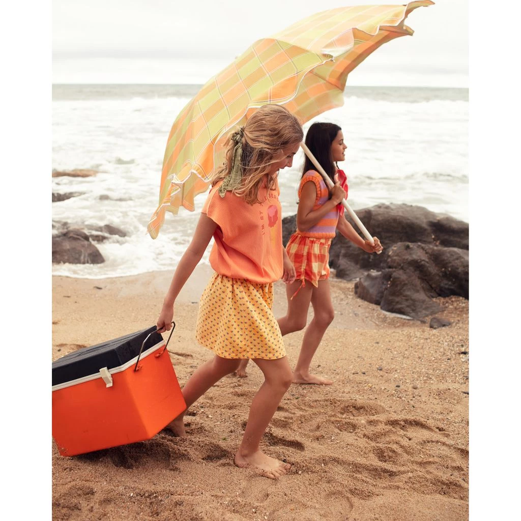 Sleeveless Top With Print Coral 3 Sleeveless Top With Print Coral - Image 3