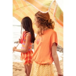 Sleeveless Top With Print Coral 9 Sleeveless Top With Print Coral -PETIT BATEAU Store 1024x1024 1282