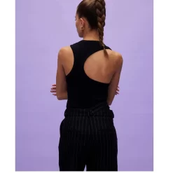 Les Coyotes De Paris Aloise Ribbed Tank Top Black -PETIT BATEAU Store 1024x1024 1295