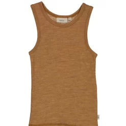 Wheat Singlet Tank Top Clay Melange