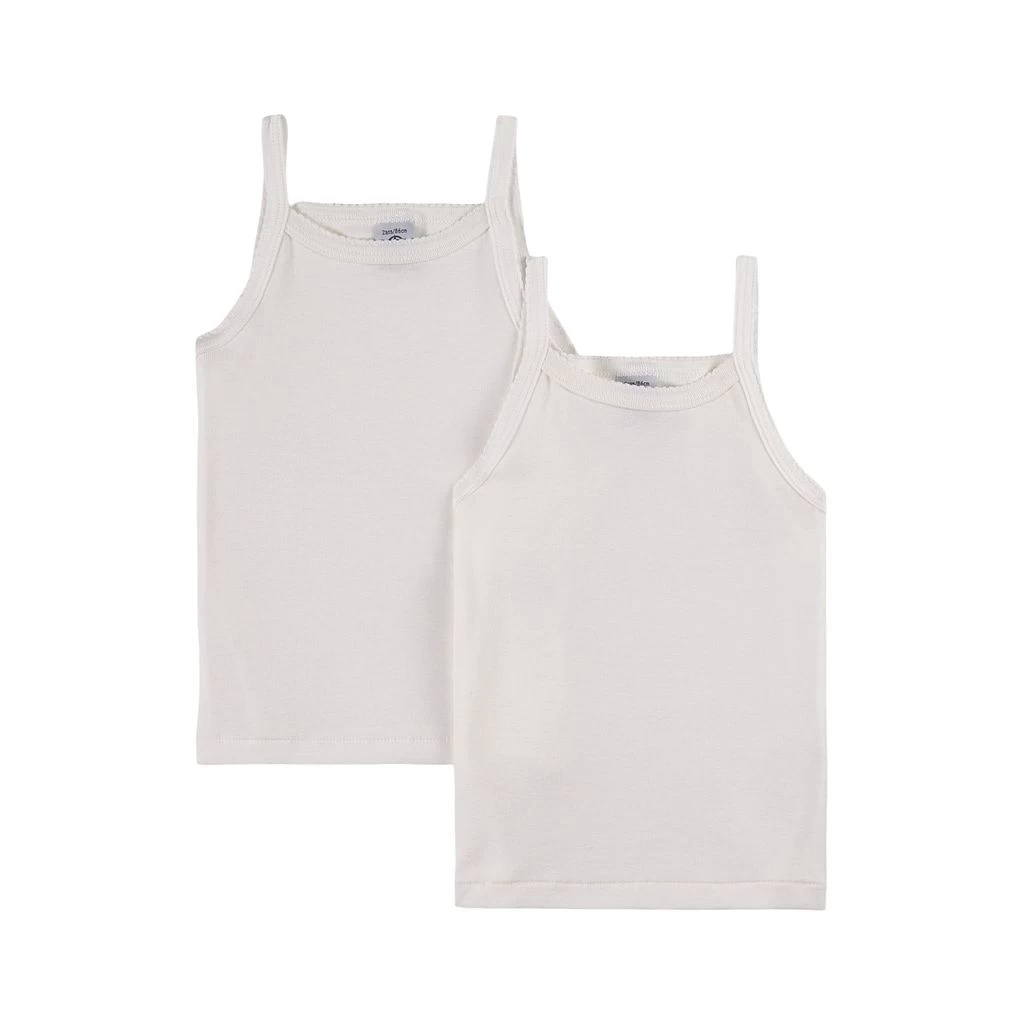 PETIT BATEAU 2-Pack Undershirt White 1 PETIT BATEAU 2-Pack Undershirt White