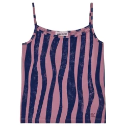 Bobo Choses Groovy Stripes Tank Top Heather Rose