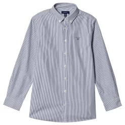 Gant Navy And White Banker Shirt