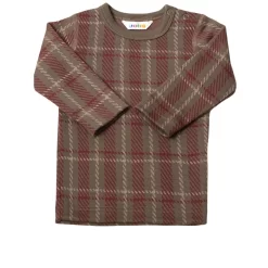 Joha Checked Long Sleeved T-Shirt Red