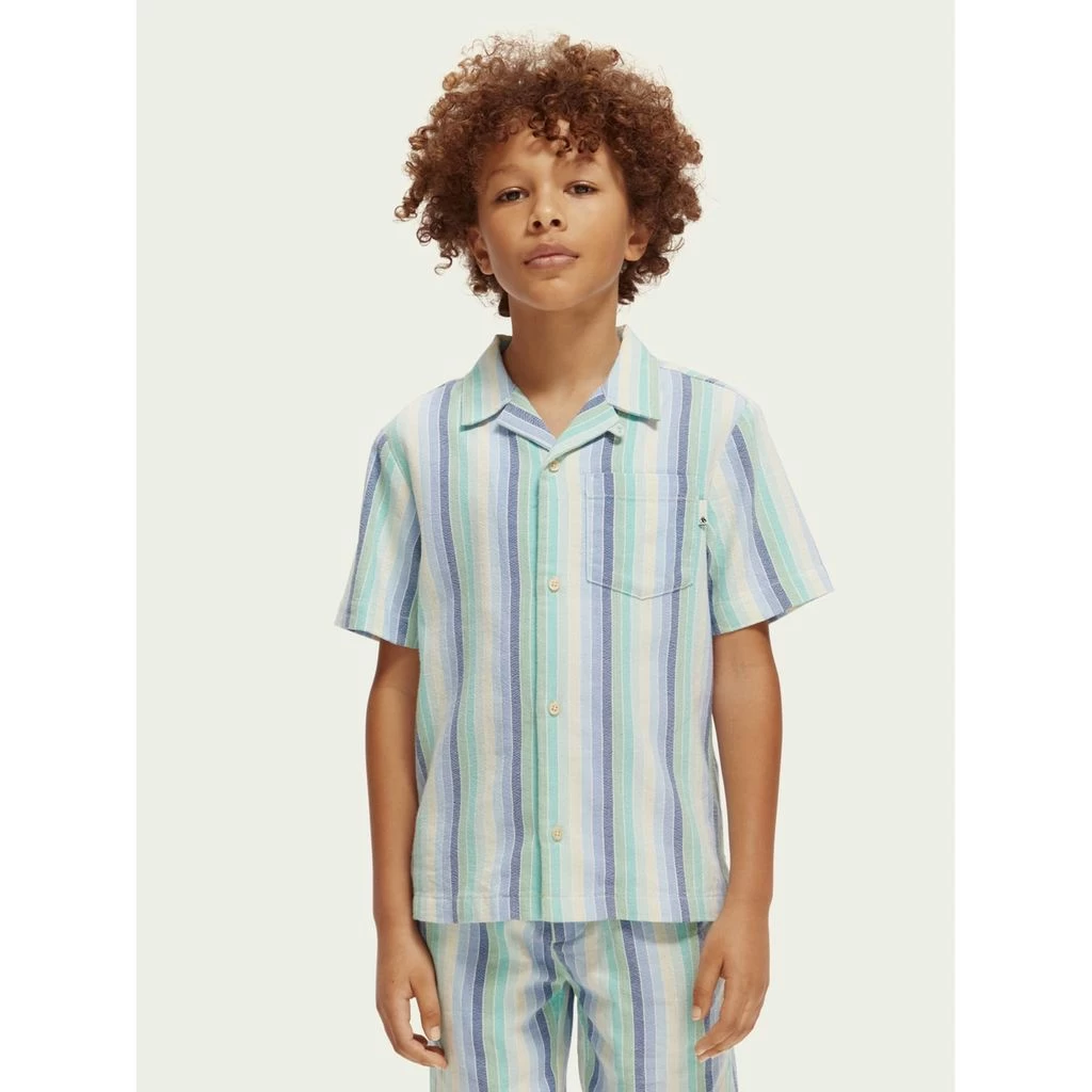 Scotch & Soda Striped Shirt Blue 6 Scotch & Soda Striped Shirt Blue - Image 6