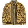 Versace Baroque Silk Shirt Black