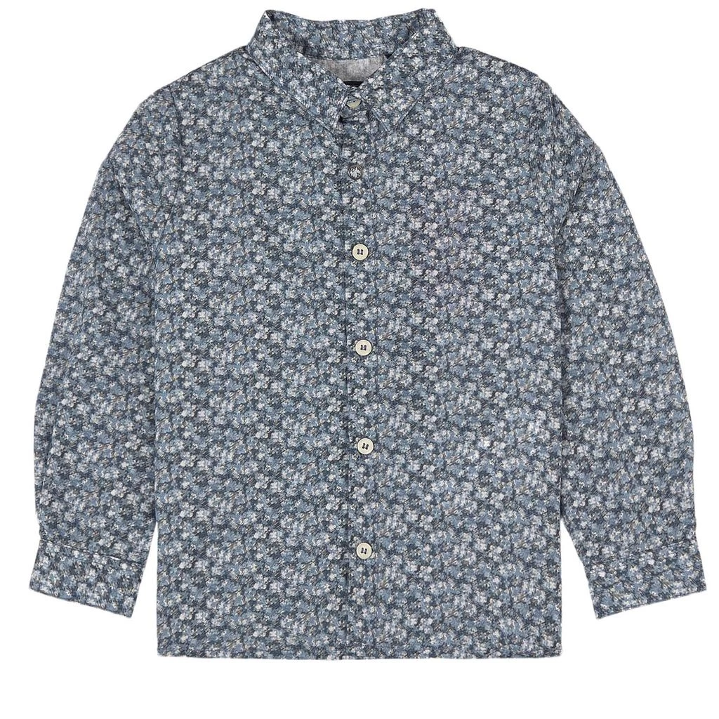 Ikks Printed Shirt Gray 1 Ikks Printed Shirt Gray