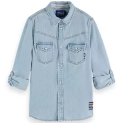 Scotch & Soda Denim Shirt Washed Indigo
