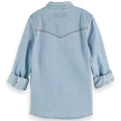 Scotch & Soda Denim Shirt Washed Indigo -PETIT BATEAU Store 1024x1024 1378