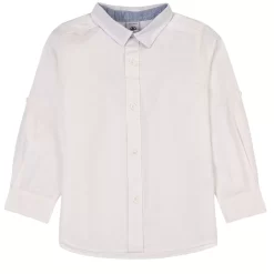 PETIT BATEAU Poplin Shirt White