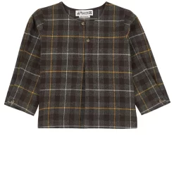 BONPOINT Gauguin Checked Shirt Khaki
