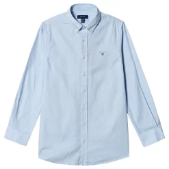 Gant Logo Oxford Shirt Blue