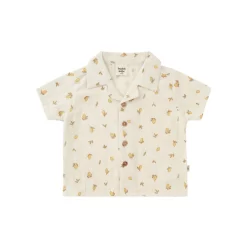 GOTS Arne Shirt With Lemon Print Cream
