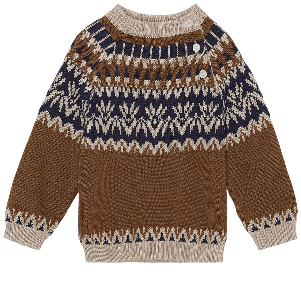 Skye Knit Sweater Walnut 1 Skye Knit Sweater Walnut