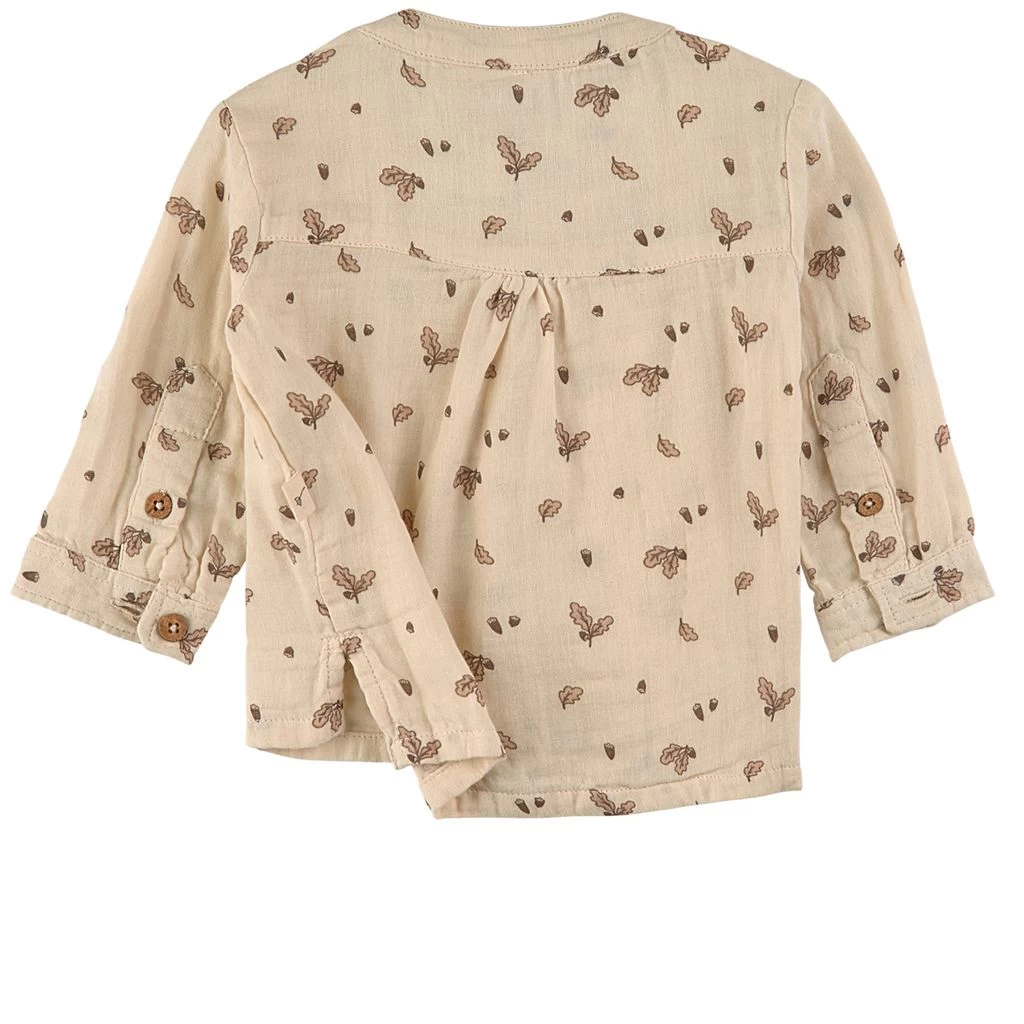 GOTS Muslin Shirt Acorn 2 GOTS Muslin Shirt Acorn - Image 2