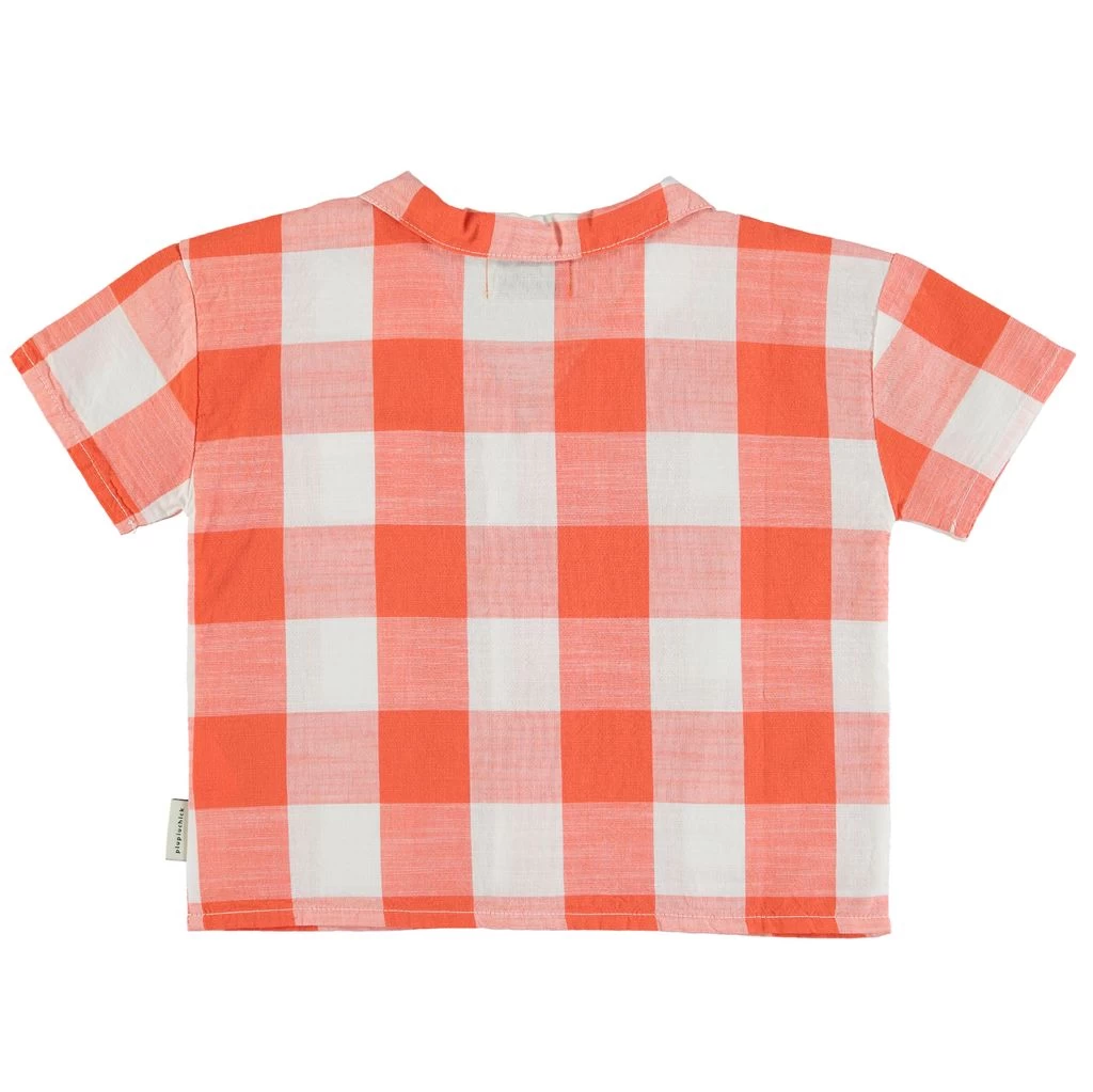 Gingham Shirt Red 2 Gingham Shirt Red - Image 2