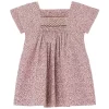 BONPOINT Pais Printed Dress Ruby
